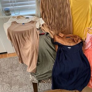 Blue Relaxed Fit Short Sleeve Tee